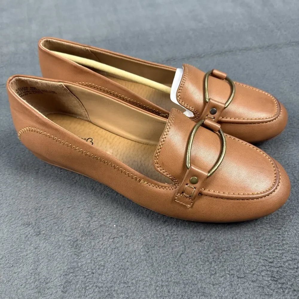 Baretraps Kellye Women's Snakeskin Print Slip-On Loafer Flats Size 8m